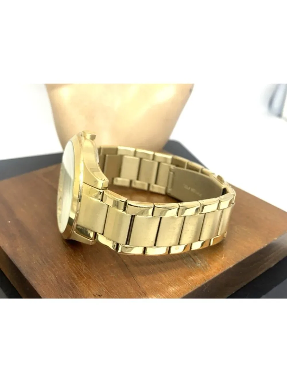 Armani Exchange Men's Watch AX2131 Quartz Gold Stainless Steel 46mm